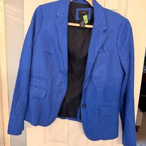 J. Crew Women's Bright Blue Blazer